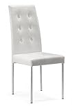 Zuo Modern Furniture Design Tuft Dining Chair White (Set Of 4) Leatherette  ....