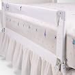 Regalo Sleep Tite Extra Long Drop Down Bed Rail - White