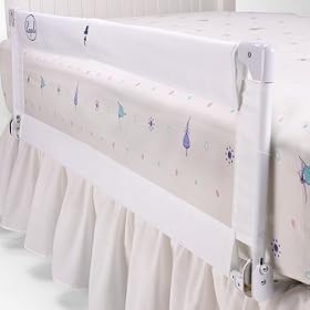 Regalo Sleep Tite Extra Long Drop Down Bed Rail - White