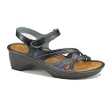Naot Paris Black Madras Womens Sandal