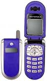Dark Blue - Motorola V180 Cell Phone Protector Skin Decals - Faceplates