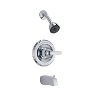 Delta 1343 Monitor 13 Series Tub and Shower Trim, Chrome, (Not CA/VT Compliant)