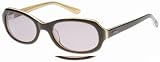 Fossil Lunettes - PS3944001 - Cady - Lunette Femme - Verre Fum&eacute; - Monture Ac&eacute;tate Noir / Rose
