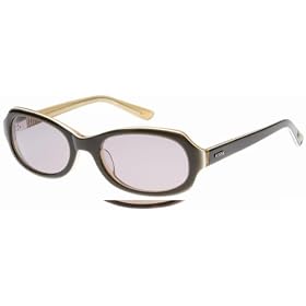 types de lunettes Fossil Lunettes - PS3944001 - Cady - Lunette Femme - Verre Fumé - Monture Acétate Noir / Rose