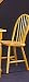 Kitchen & Housewares : SET OF 4 ALL NATURAL WOOD WINDSOR CHAIRS