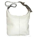 Coach Bleecker Sophie Winter White Leather Hobo Duffle Handbag 12406 $348