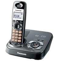Panasonic KX TG9331T - Cordless phone w/ call waiting caller ID and answering system - DECT 6.0 - black metallic