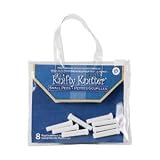 Replacement Pegs for the Knifty Knitter Looms- Small, White, 8 Pegs in Pkg