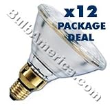 12 pcs. Brand Name 250w Par 38 Flood (FL) Bulbs Package Deal (B555)