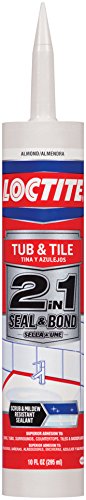 Loctite 2in1 Seal and Bond Almond Tub/Tile Sealant 10-Fluid Ounce Cartridge (1936543)