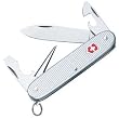 Pioneer- Ribbed Silver Alox Knife - Knives - Swiss Style