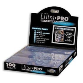 100 Ultra-pro 9-pocket Pages for Baseball Cards, Football Cards, Etc (Fits Into 3-ring Notebook)
