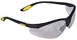 Dewalt DPG58-9C Reinforcer Indoor/Outdoor High Performance Protective Safety Glasses with Rubber Temples