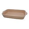 Rada Cutlery Stoneware Rectangular Baking Pan, 9 x 13 Inch, Made in USA