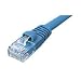Cat5 Patch Cable, W/ Boot 3ft, Blue