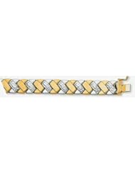 10mm 14k Stampato Bracelet 7"