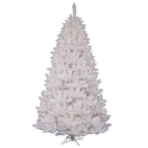 7 1/2 ft prelit-clear white christmas tree