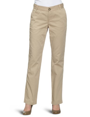 Eddie Bauer Damen Hose Normaler Bund, 21107641, Gr. 42 (12), Elfenbein (Beige) Preisvergleich