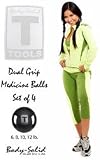 Body Solid Dual Grip Medicine Ball (6, 8, 10, 12 lb.) BSTDMB Set 6-12