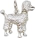 poodle11 - Poodle Charm by Rembrandt Charms