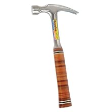 Estwing E16S 16-Ounce Straight Claw Leather Handle Hammer