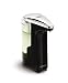 simplehuman Compact Sensor Pump with Sample Soap, Black, 8oz
