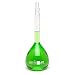 WPI CG-0137 Glass Volumetric Flask with Stoppers, Class A, 2000mL Capacity (Pack of 1)
