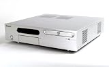 MonCaso 301 Desktop Home Theatre PC Case with Aluminum Hydraulic Door and Extreme Flexibility (Platinum)
