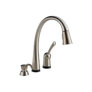 Delta Faucet 980T-SSSD-DST Pilar Touch 2O Single Handle Pull-Down Kitchen Faucet