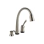 Delta Faucet 980T-SSSD-DST Pilar Touch 2O Single Handle Pull-Down Kitchen Faucet with Soap Dispener, Stainless