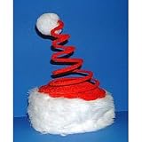 Santa Hat with Coil Spring