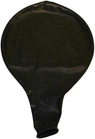 36 Inch Latex Balloon Black (Premium Helium Quality) Pkg/1