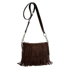 AK Anne Klein Fringe Benefits Crossbody Bag