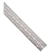 Steel Continuous Hinge With Holes, Bright Chrome Plated Finish