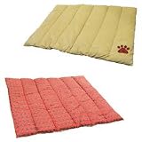 31x44" Medium Red Plaid Dog Mat Pet Bed - Beds for Dogs