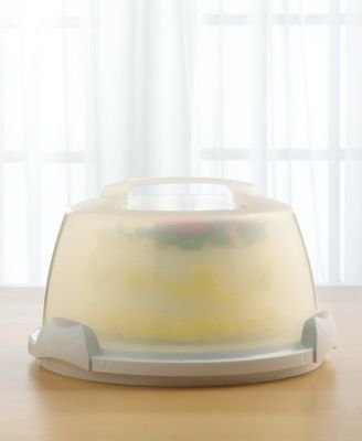 Childrens Toyshop  Kitchen & Housewares : Wilton Cake Caddy - White/ Clear
