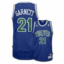 NBA Men's Minnesota Timberwolves Kevin Garnett Retired Player Swingman Jersey (Blue, X-Large)