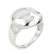 Ferroni Round Ring With CZ