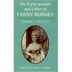 The Early Journals and Letters of Fanny Burney: Volume I, 1768-1773