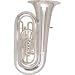 Meinl Weston 5450 Thor Series 5-Valve 5/4 CC Tuba, 5450-S Silver