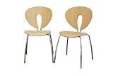 Wholesale Interiors Mali Molded Plywood Dining Chair-Set of 2