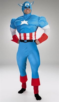  Deluxe Captain America Costume