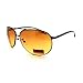 Brown HD Vision Pilot Sunglasses