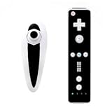 310Z%2BuKykvL. SL160  Solid State Black Design Nintendo Wii Nunchuk + Remote Controller Protector Skin Decal Sticker