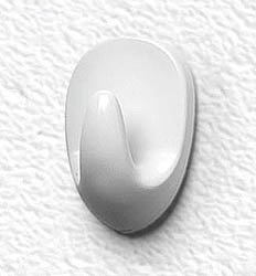 Adhesive Hooks - (White) Set of 4