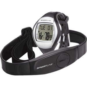 Sportline Duo 1010 Heart Rate Monitor Watch with d Chest Belt