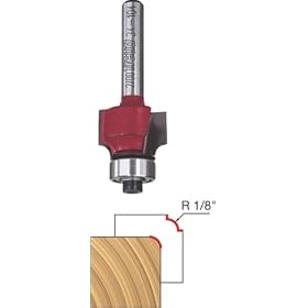 Freud 34-104 1 8-Inch Radius Rounding Over Bit with 1 4-Inch Shank by Freud