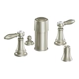 Moen TS42105BN Weymouth Two-Handle Bidet Faucet, Brushed Nickel