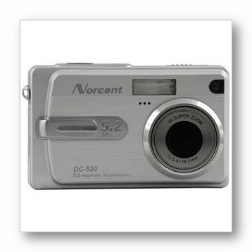 Norcent 5.0MP Digital Camera- Silver