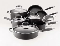 Anolon Advanced Nonstick Hard-Anodized Aluminum 12-Piece Cookware Set